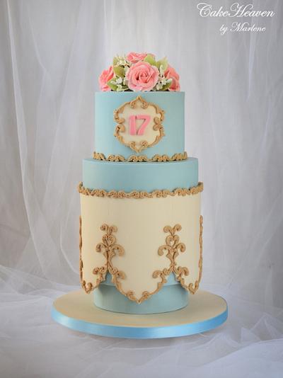 17th Birthday Cake - Cake by CakeHeaven by Marlene