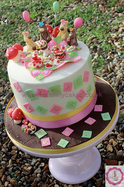 Teddy Bear's Picnic Celebration Cake - Cake by InsanelyCakes