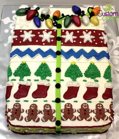 Ugly Christmas Sweater - Cake by Stephanie