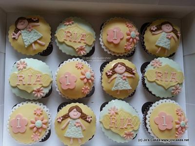 Ragdoll themed 1st birthday cupcakes - Cake by Jo's Cakes