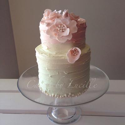 Mini 2 tier - Cake by cakesbylucille
