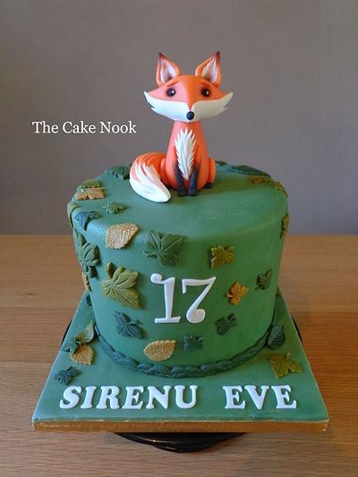 Woodland fox cake - Cake by Zoe White