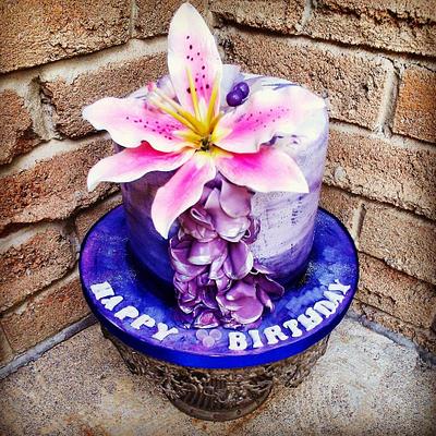 Purple   - Cake by Danijela Lilchickcupcakes