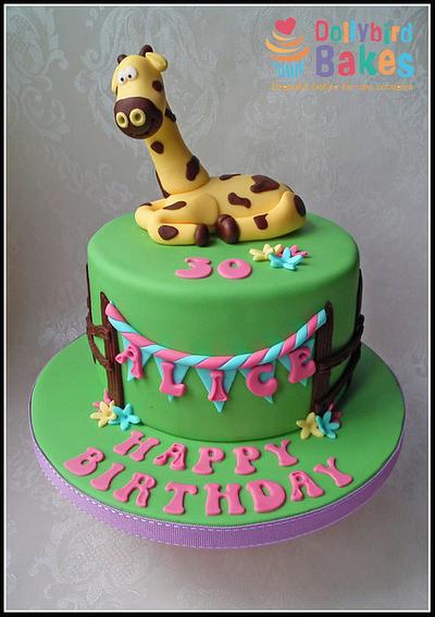 Cute Giraffe Cake - Cake by Dollybird Bakes