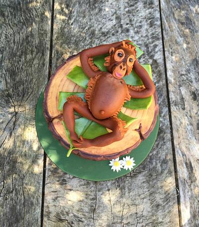 Little Orangutan - Cake by Canoodle Cake Company
