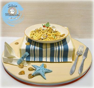  Spaghetti and clams - Cake by Silvia Mancini Cake Art