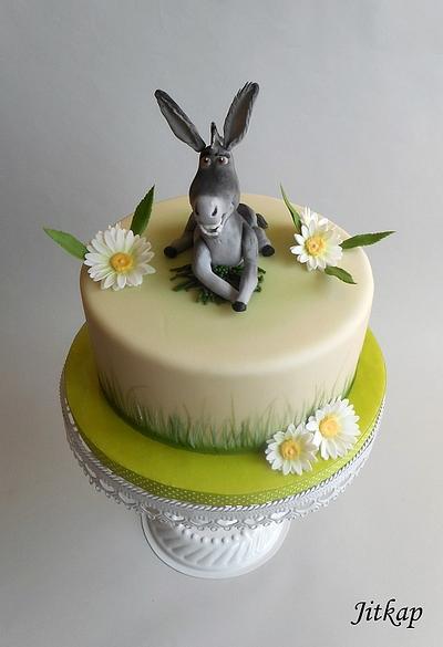 Birthday cake with the donkey - Cake by Jitkap