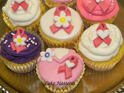 Breast Cancer Awareness Cupcakes - Cake by Donna Tokazowski- Cake Hatteras, Martinsburg WV