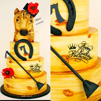Horse cake by MADL creations - Cake by Cindy Sauvage 