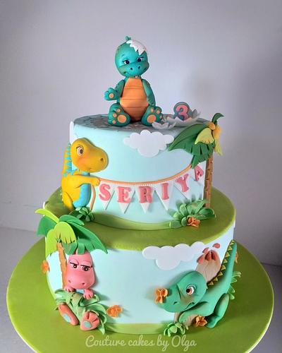 Dino's family - Cake by Couture cakes by Olga
