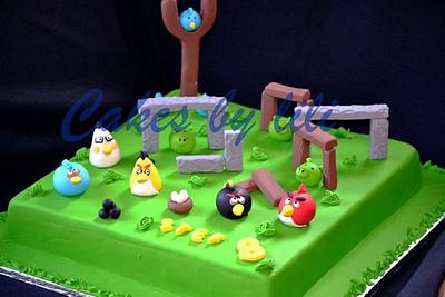 Angry birds cake - Cake by Lize van den Heever