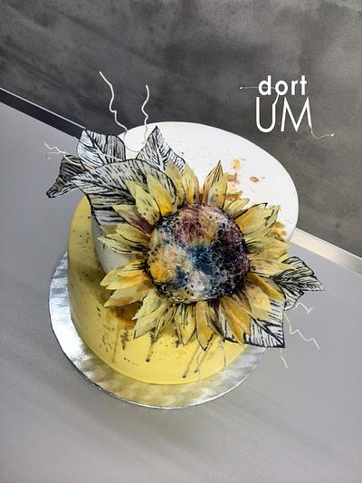 Sunflower cake - Cake by dortUM