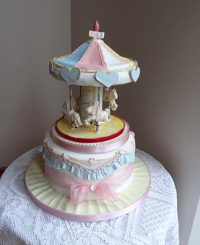 Eva's Carousel - Cake by Fifi's Cakes