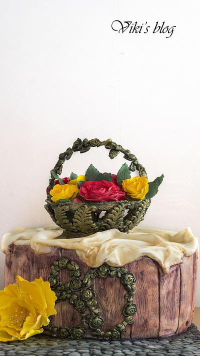 Happy 80th anniversary - Cake by Viki