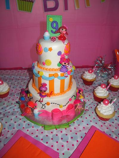 LaLa Loopsy for my daughter's 9th birthday - Cake by Christie's Custom Creations(CCC)