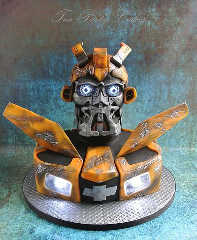 Transformers Bumblebee - Cake by Tea Party Cakes