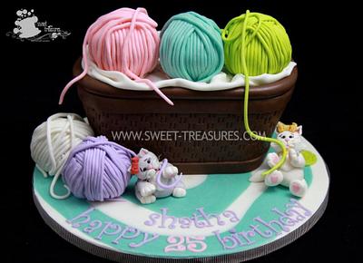 Naughty Kittens - Cake by Sweet Treasures (Ann)