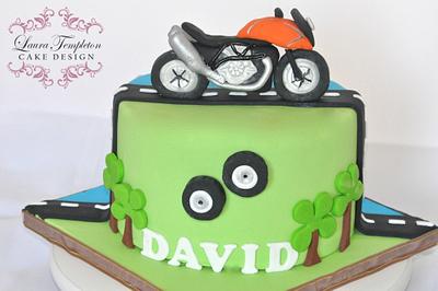 Motor Bike Cake - Cake by Laura Templeton
