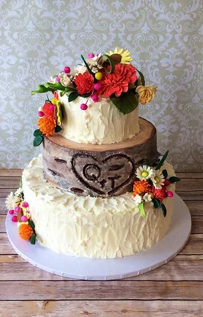 Wedding Tree Cake - Cake by Colormehappy