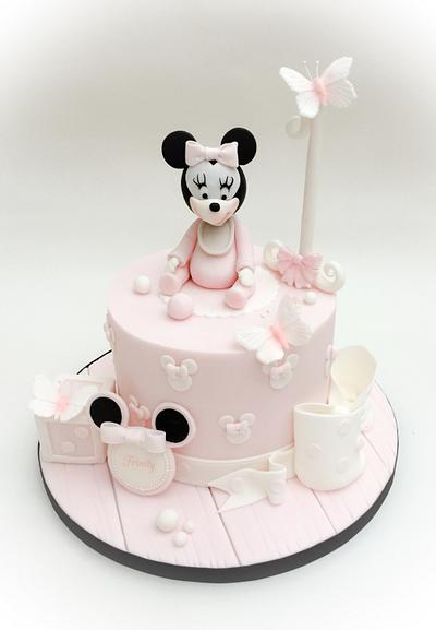 Baby Minnie - Cake by Samantha's Cake Design