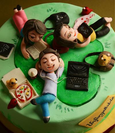 College Life - Cake by Sanchita Nath Shasmal