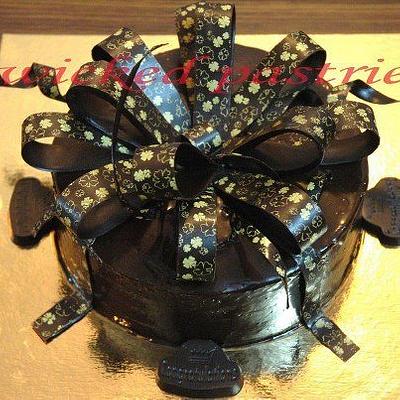 Chocolate ribbon cake :) - Cake by Latisha