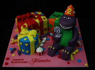 Barney cake - Cake by The House of Cakes Dubai