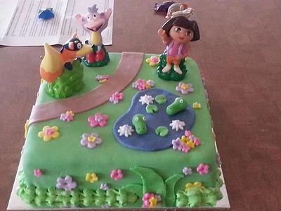 Dora cake - Cake by Jessie 