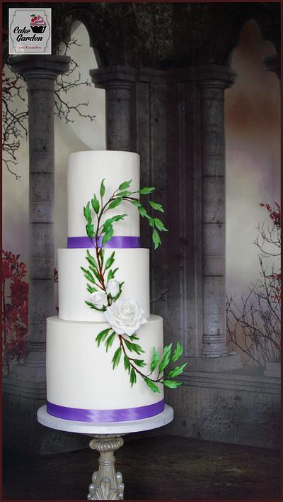 Elegant Weddingcake - Cake by Cake Garden 