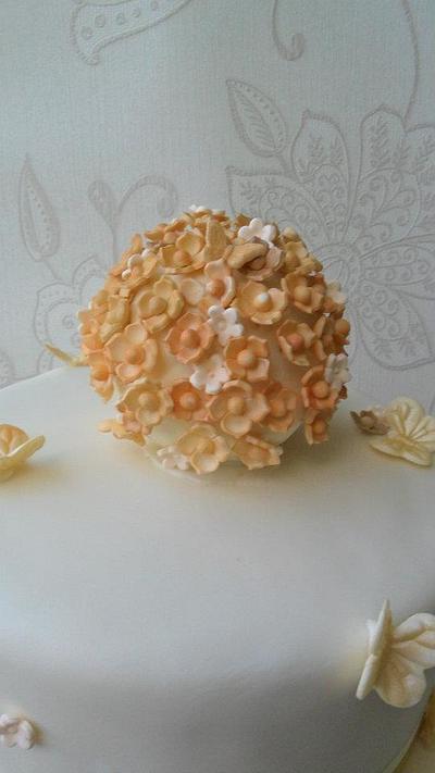 My first Wedding Cake - Cake by Jan Sugrue