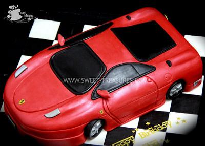 Ferrari Car - Cake by Sweet Treasures (Ann)