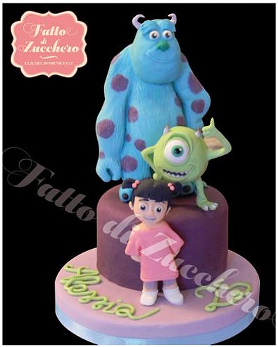 Monsters & Co  - Cake by Fatto di Zucchero