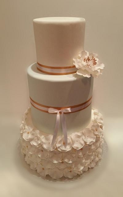 Wedding cake - Cake by Caracarla