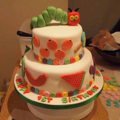 Hungry caterpillar - Cake by Leanne 