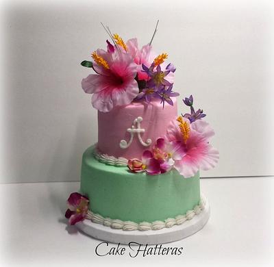 Tropical Themed Birthday Cake - Cake by Donna Tokazowski- Cake Hatteras, Martinsburg WV