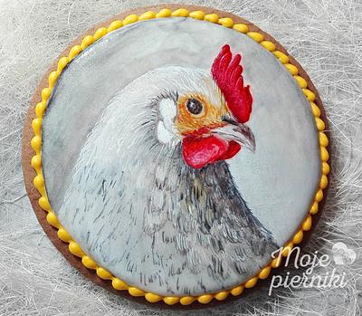 Portrait of a hen - Cake by Ewa Kiszowara