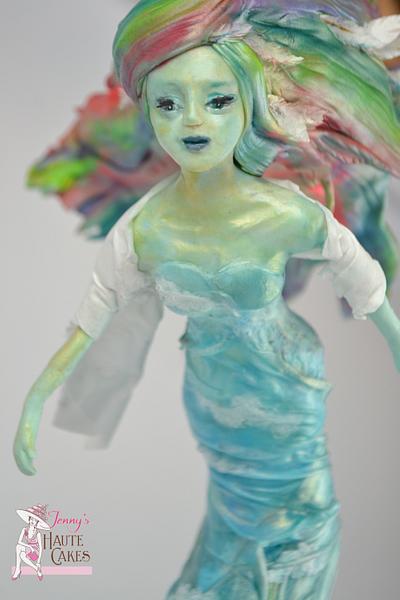 Sylph - Fantastic Creatures Challenge - Cake by Jenny Kennedy Jenny's Haute Cakes