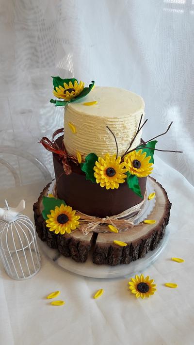 Torta slnečnica  - Cake by Mata