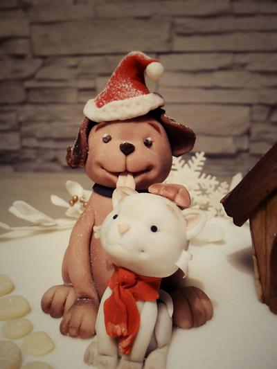 christmas puppies - Cake by timea