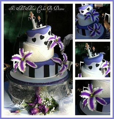 Topsy Turvy Wedding Cake - Cake by Desiree