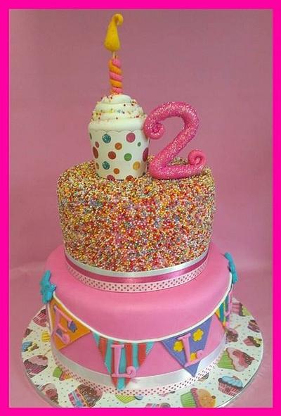 Cute and Colourful Birthday Cake - Cake by freakymama23