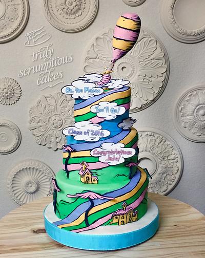 Oh, The Places You'll Go - Cake by MonikaS • Truly Scrumptious