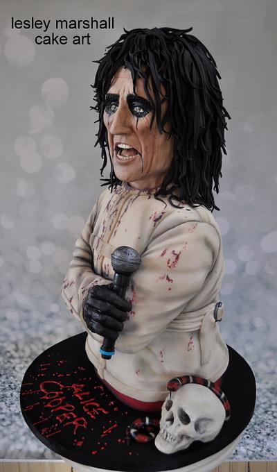 "Alice Copper" sculture cake - Cake by Lesley Marshall cake art