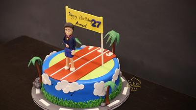 Runner guy cake - Cake by Caked India