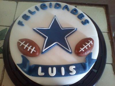 Dallas Cowboys - Cake by Erika Fabiola Salazar Macías