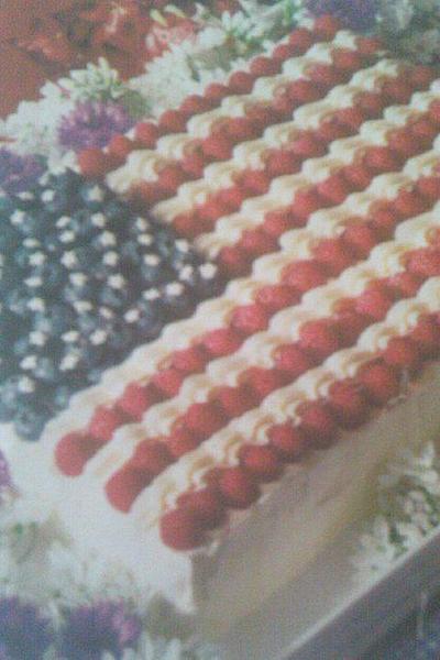 Flag Cake - Cake by Caking Around Bake Shop