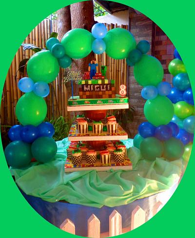 Minecraft Cake and cupcakes - Cake by RC cakes by Maria Rota Cullano