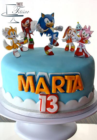 Sonic - Cake by Torte Titiioo