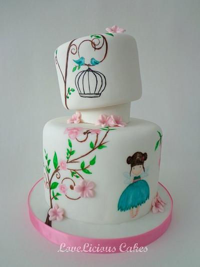 Sweet Little Girl - Cake by loveliciouscakes