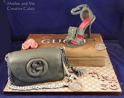 Shoe and Handbag - Cake by Mother and Me Creative Cakes